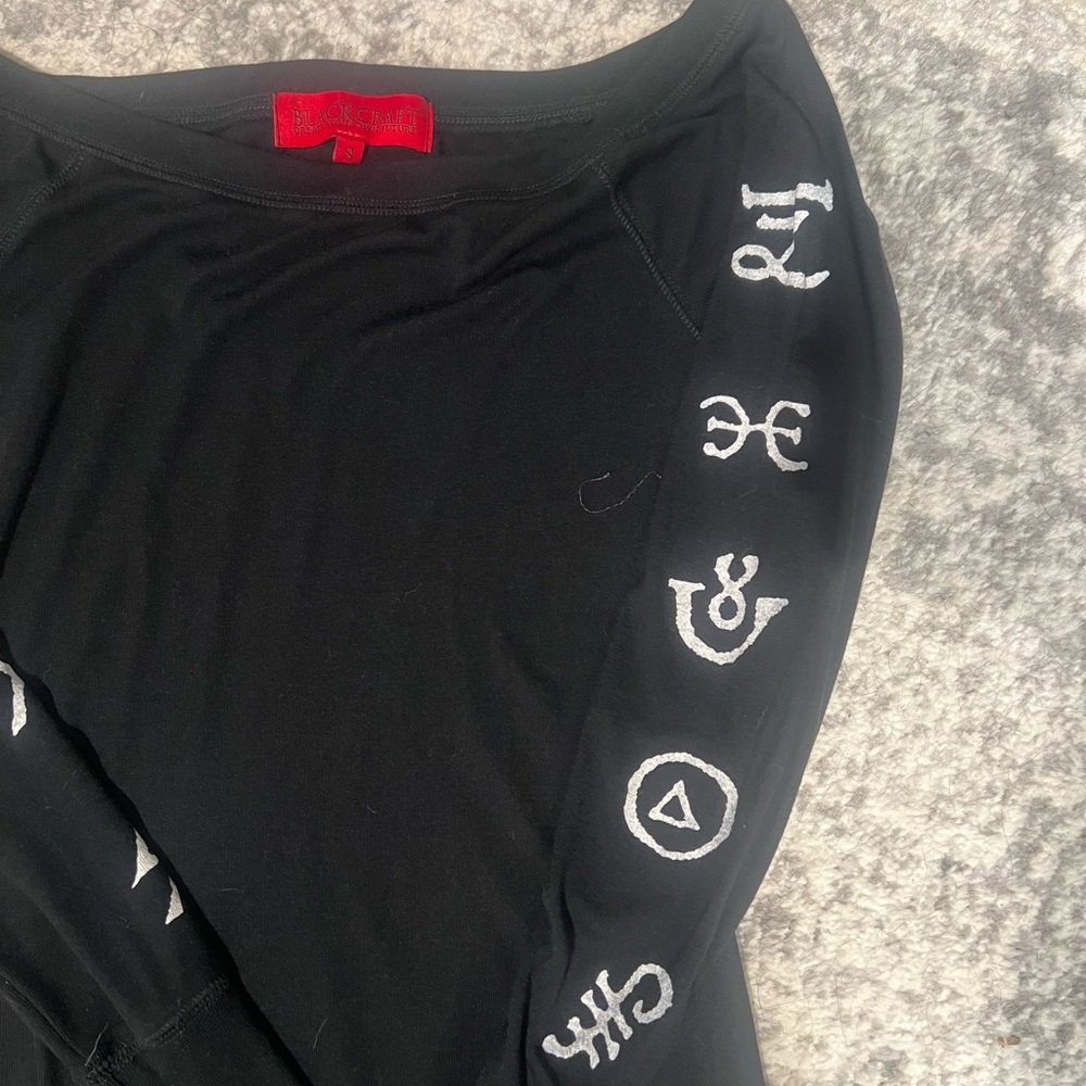 Black Long Sleeve Dress - Picture 2 of 2